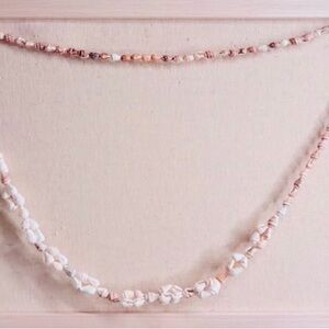 Delicate Real Shell Beaded Layered Necklace - Women Jewelry